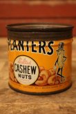 画像1: ct-231206-05 PLANTERS / MR.PEANUT 1930's-1940's Salted CASHEW NUTS Can