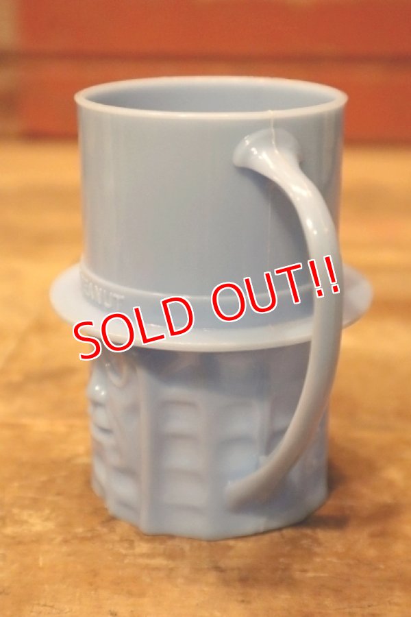 画像3: ct-231211-05 PLANTERS / MR.PEANUT 1950's Plastic Mug (Blue)