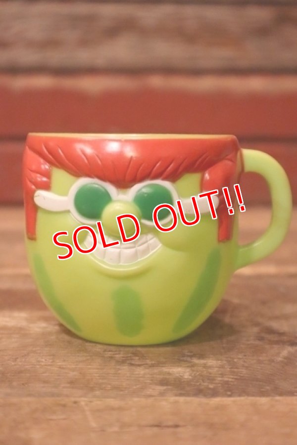 画像1: ct-230503-14 Pillsbury / 1970's Funny Face Plastic Mug "With it Watermelon"