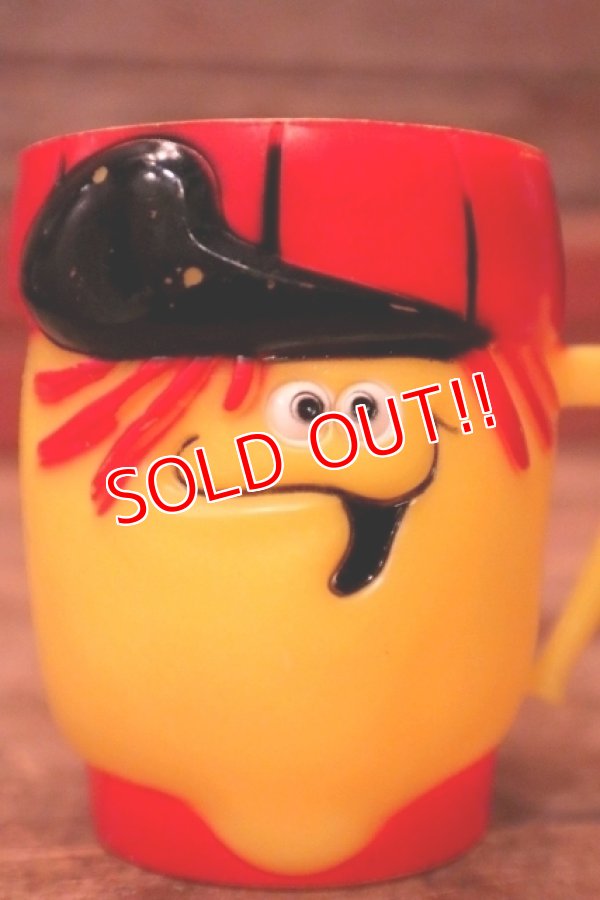 画像2: ct-231206-25 Pillsbury / 1960's Funny Face Plastic Mug "Lefty Lemon"