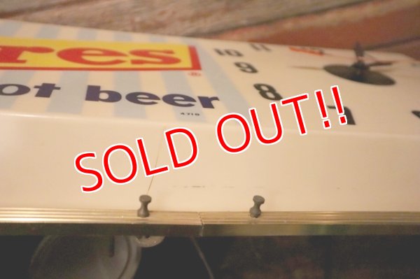 画像11: dp-231012-28 Hires root beer / 1960's Lighted Sign Clock