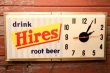 画像4: dp-231012-28 Hires root beer / 1960's Lighted Sign Clock