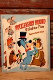 画像3: ct-231001-53 Huckleberry Hound / Whitman 1959 Sticker Fun Book