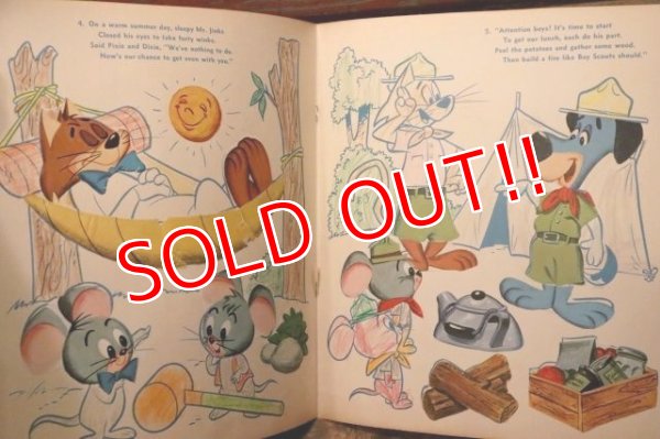 画像5: ct-231001-53 Huckleberry Hound / Whitman 1959 Sticker Fun Book