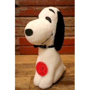 画像: ct-231211-13 Snoopy / Determined 1970's Plush Doll