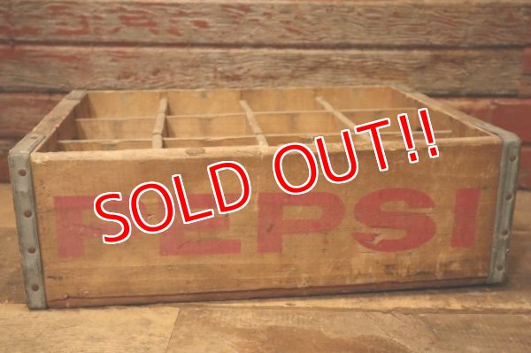 画像4: dp-230401-12 PEPSI / 1970's Wood Box