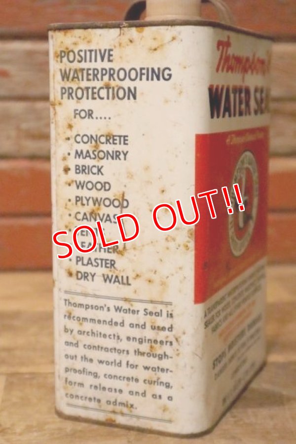 画像3: dp-230901-120 Thompson's WATER SEAL / Vintage U.S. One Gallon Can