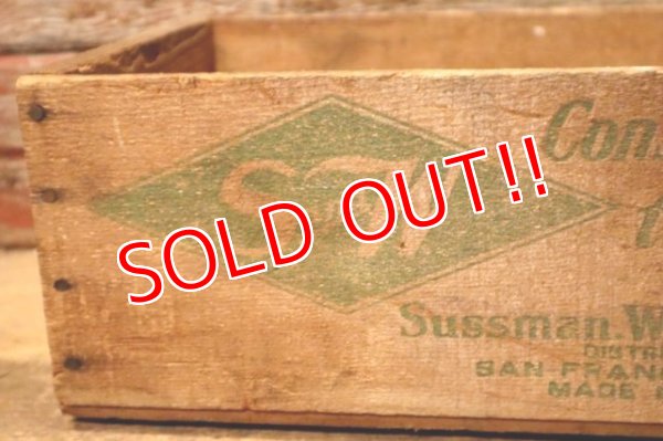 画像2: dp-231206-12 S and W  Sussman Wormser & Co / 1940's-1950's Wood Box