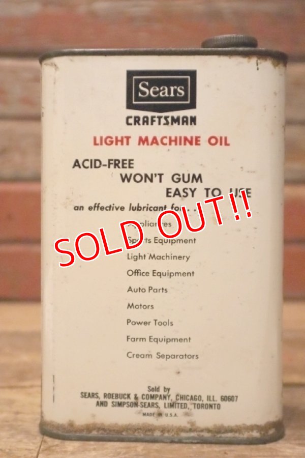 画像6: dp-231016-53 Sears CRAFTSMAN / LIGHT MACHINE OIL CAN