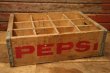 画像1: dp-230401-12 PEPSI / 1970's Wood Box