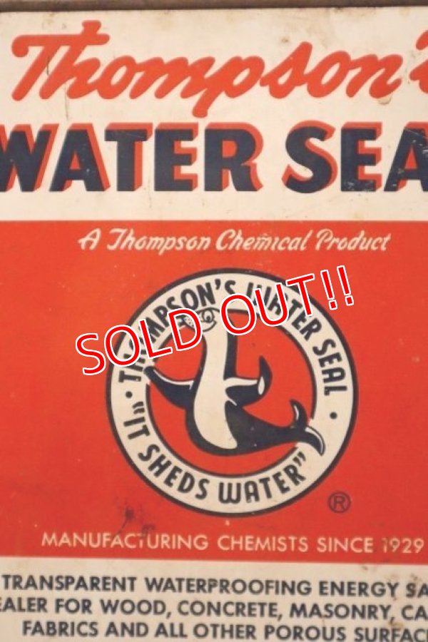 画像2: dp-230901-120 Thompson's WATER SEAL / Vintage U.S. One Gallon Can
