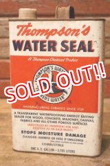 画像: dp-230901-120 Thompson's WATER SEAL / Vintage U.S. One Gallon Can