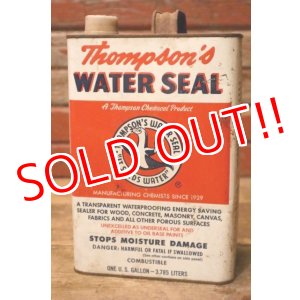 画像: dp-230901-120 Thompson's WATER SEAL / Vintage U.S. One Gallon Can