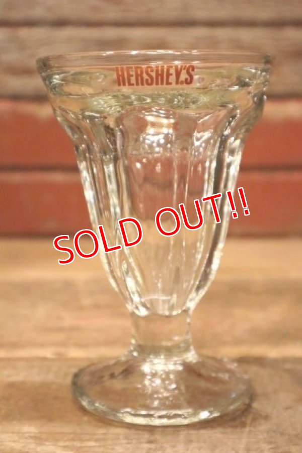画像1: dp-231206-19 HERSHEY'S / 1970's-1980's Sundae Glass