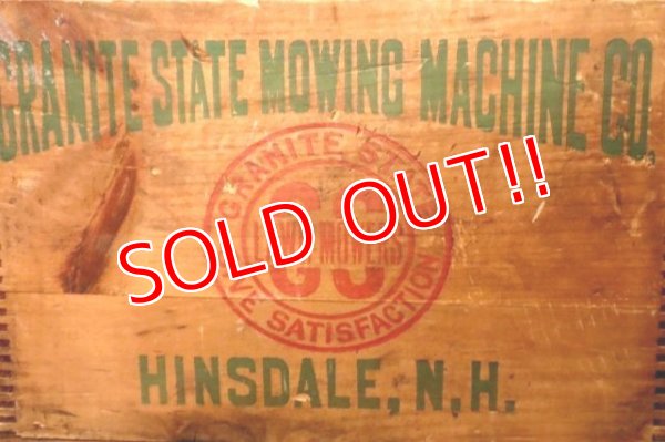 画像2: dp-231201-03 GRANITE STATE MOWING MACHINE CO. / 1940's-1950's Wood Box