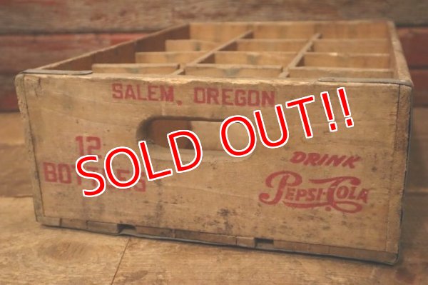 画像5: dp-230401-12 PEPSI / 1970's Wood Box