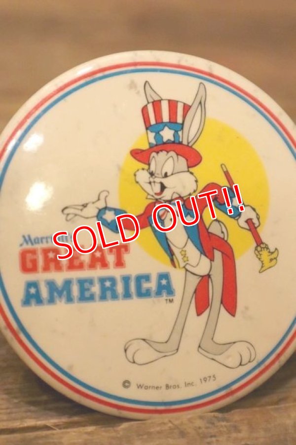 画像2: ct-231101-15 Bugs Bunny / 1975 Marriott's GREAT AMERICA Pinback