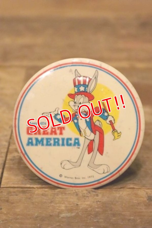 画像1: ct-231101-15 Bugs Bunny / 1975 Marriott's GREAT AMERICA Pinback