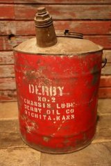 画像: dp-230503-58 DERBY / 1950's 5 U.S. GALLONS CAN