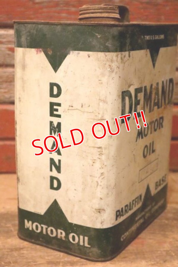 画像7: dp-231012-77 DEMAND MOTOR OIL / TWO U.S.GALLONS CAN