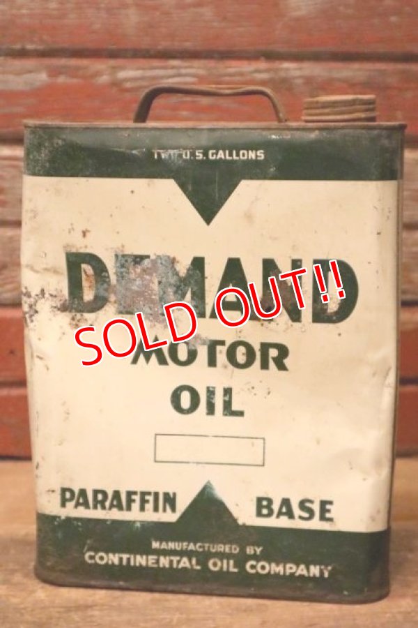 画像4: dp-231012-77 DEMAND MOTOR OIL / TWO U.S.GALLONS CAN
