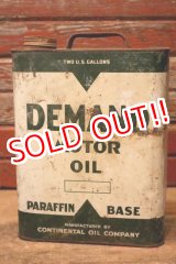 画像: dp-231012-77 DEMAND MOTOR OIL / TWO U.S.GALLONS CAN
