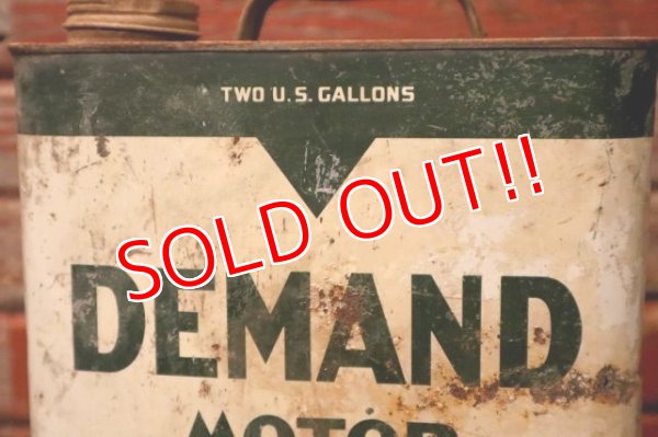 画像2: dp-231012-77 DEMAND MOTOR OIL / TWO U.S.GALLONS CAN