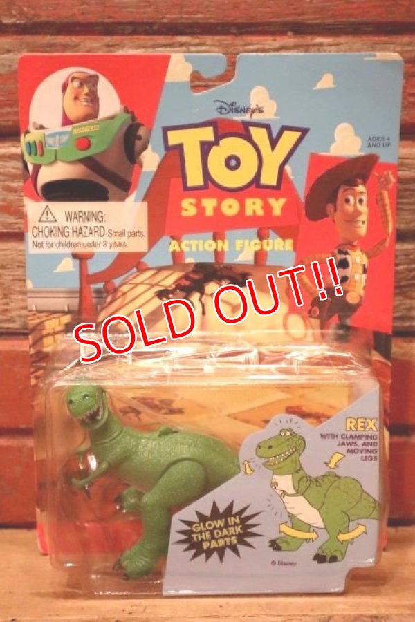 画像1: ct-231101-28 TOY STORY / THINKWAY 1990's Rex Action Figure