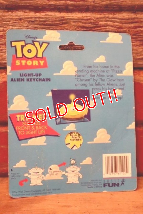 画像6: ct-231101-33 TOY STORY / BASIC FUN 1996 LIGHT-UP ALIEN KEYCHAIN