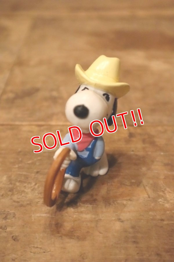 画像2: ct-231101-45 Snoopy / Schleich PVC Figure "Cowboy"