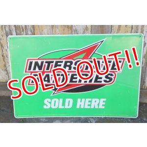 画像: dp-231012-24 INTERSTATE BATTERIES / 1990's Metal Sign