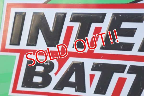 画像2: dp-231012-24 INTERSTATE BATTERIES / 1990's Metal Sign