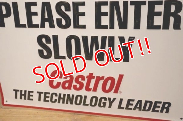 画像3: dp-231012-24 Castrol / STOP 2000's Sign