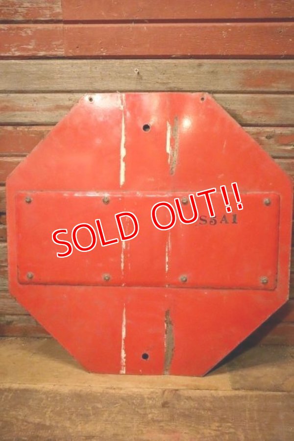 画像9: dp-231206-05 Road Sign / 1940's-1950's STOP