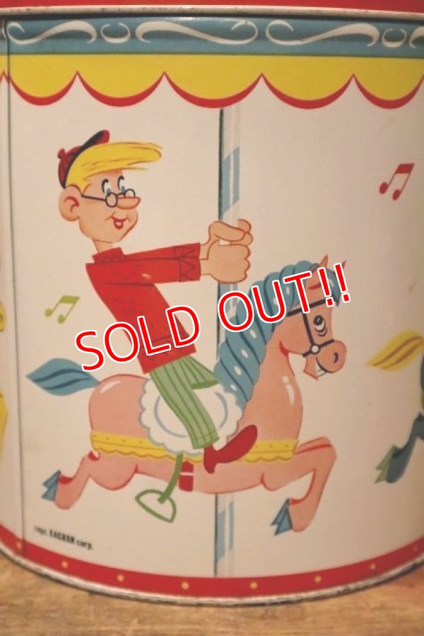 画像5: ct-231211-22 HOWDY DOODY / BLUE MAGIC 1950's cookie-go-around Tin Can