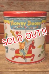 画像: ct-231211-22 HOWDY DOODY / BLUE MAGIC 1950's cookie-go-around Tin Can