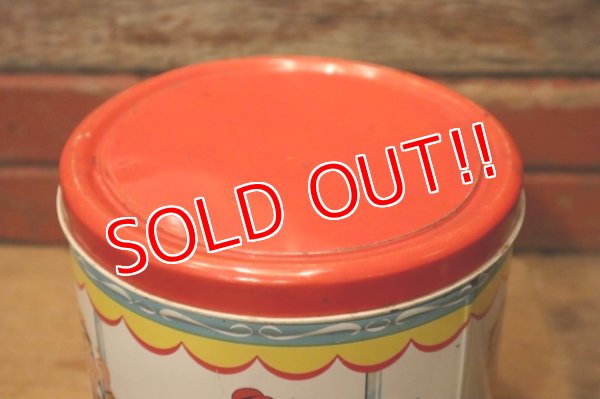 画像7: ct-231211-22 HOWDY DOODY / BLUE MAGIC 1950's cookie-go-around Tin Can