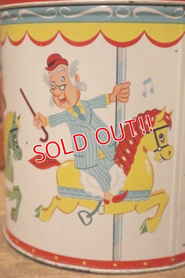 画像3: ct-231211-22 HOWDY DOODY / BLUE MAGIC 1950's cookie-go-around Tin Can