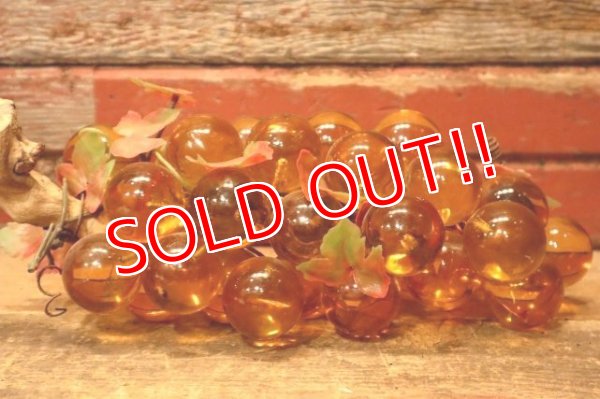画像5: dp-231211-06 1960's-1970's Resin Grapes  "Amber"