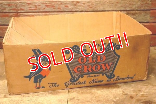 画像1: dp-231012-137 OLD CROW / 1950's Cardboard Box