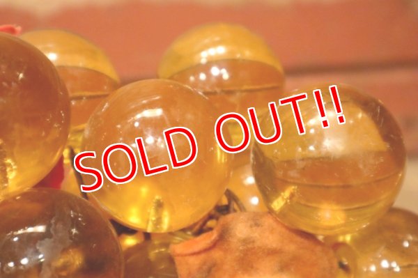 画像7: dp-231211-06 1960's-1970's Resin Grapes  "Amber"