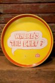 画像1: dp-231211-09 WENDY'S / 1984 "WHERE'S THE BEEF?" Tin Serving Tray