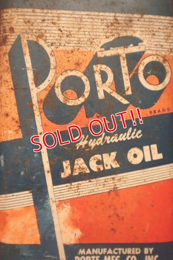 画像2: dp-230901-120 PORTE MFG CO, INC. / PORTO Hydraulic JACK OIL Can