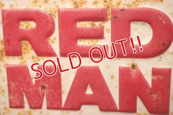 画像3: dp-240101-01 RED MAN CHEWING TOBACCO / 1950's〜 Metal Sign