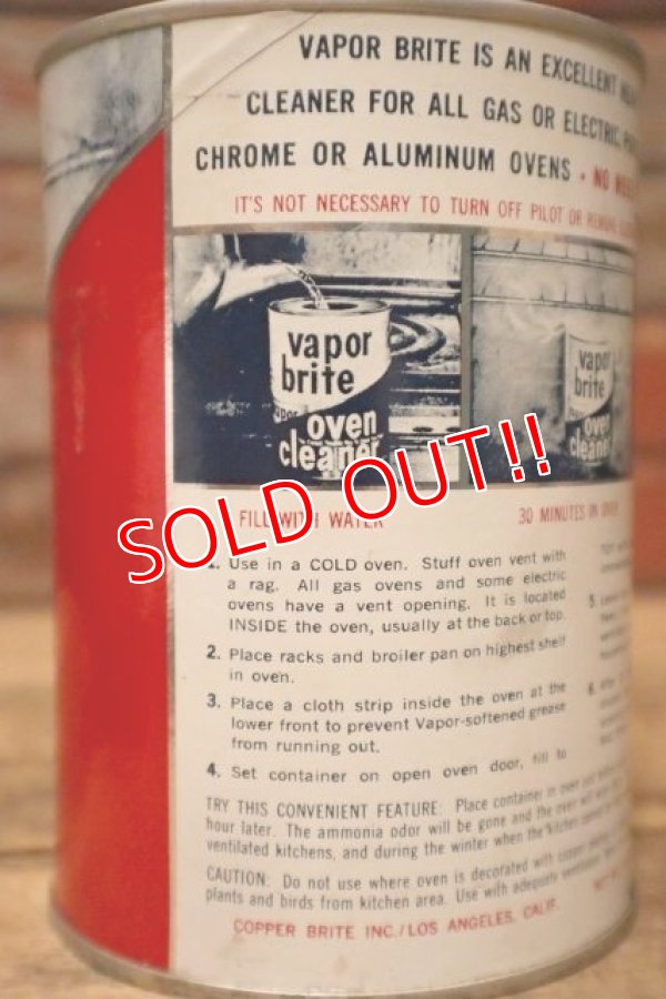 画像3: dp-231012-63 COPPER BRITE INC. 1960's vaper brite oven cleaner Can