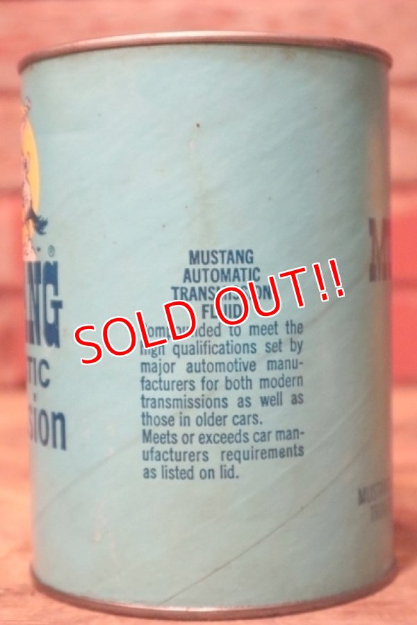画像4: dp-231012-47 MUSTANG / AUTOMATIC Transmission Fluid U.S. ONE QUART MOTOR OIL CAN