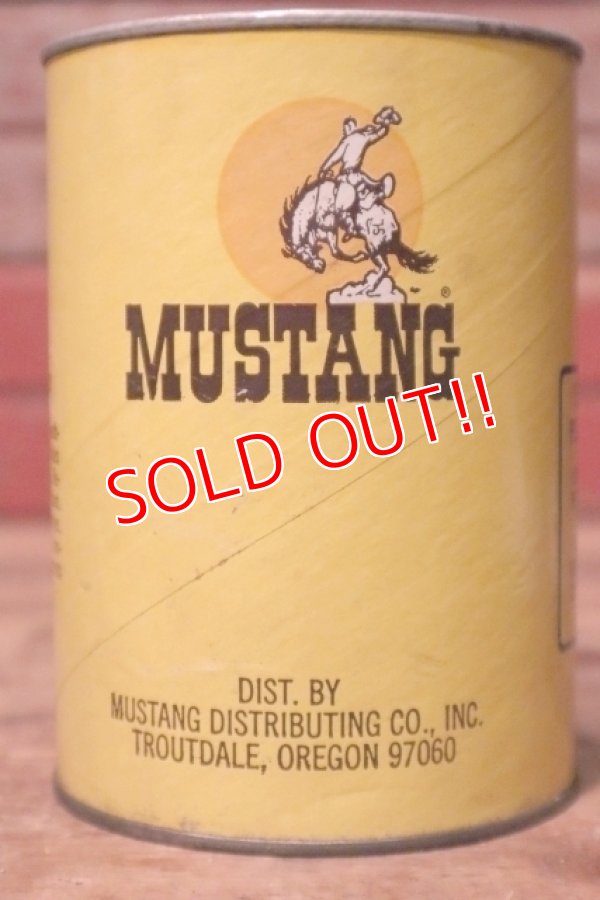 画像3: dp-231012-48 MUSTANG / MULTI VISCOSITY U.S. ONE QUART MOTOR OIL CAN