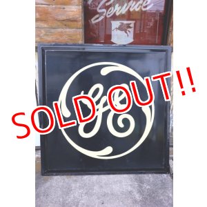 画像: dp-230901-113 GENERAL ELECTRIC / Large Plastic Sign