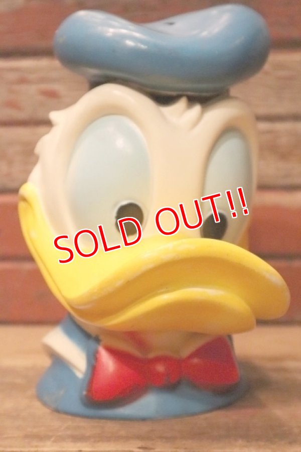 画像2: ct-231211-10 Donald Duck / PLAY PAL PLASTIC 1970's Plastic Face Coin Bank