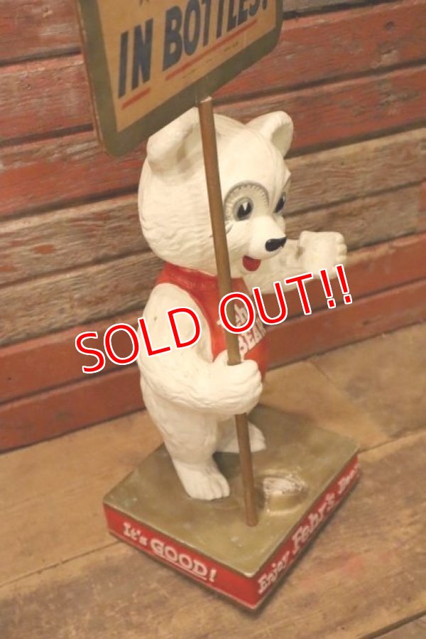 画像9: ct-231206-22 Fehr’s Beer / Fehr’s Bear 1950's Advertising Display